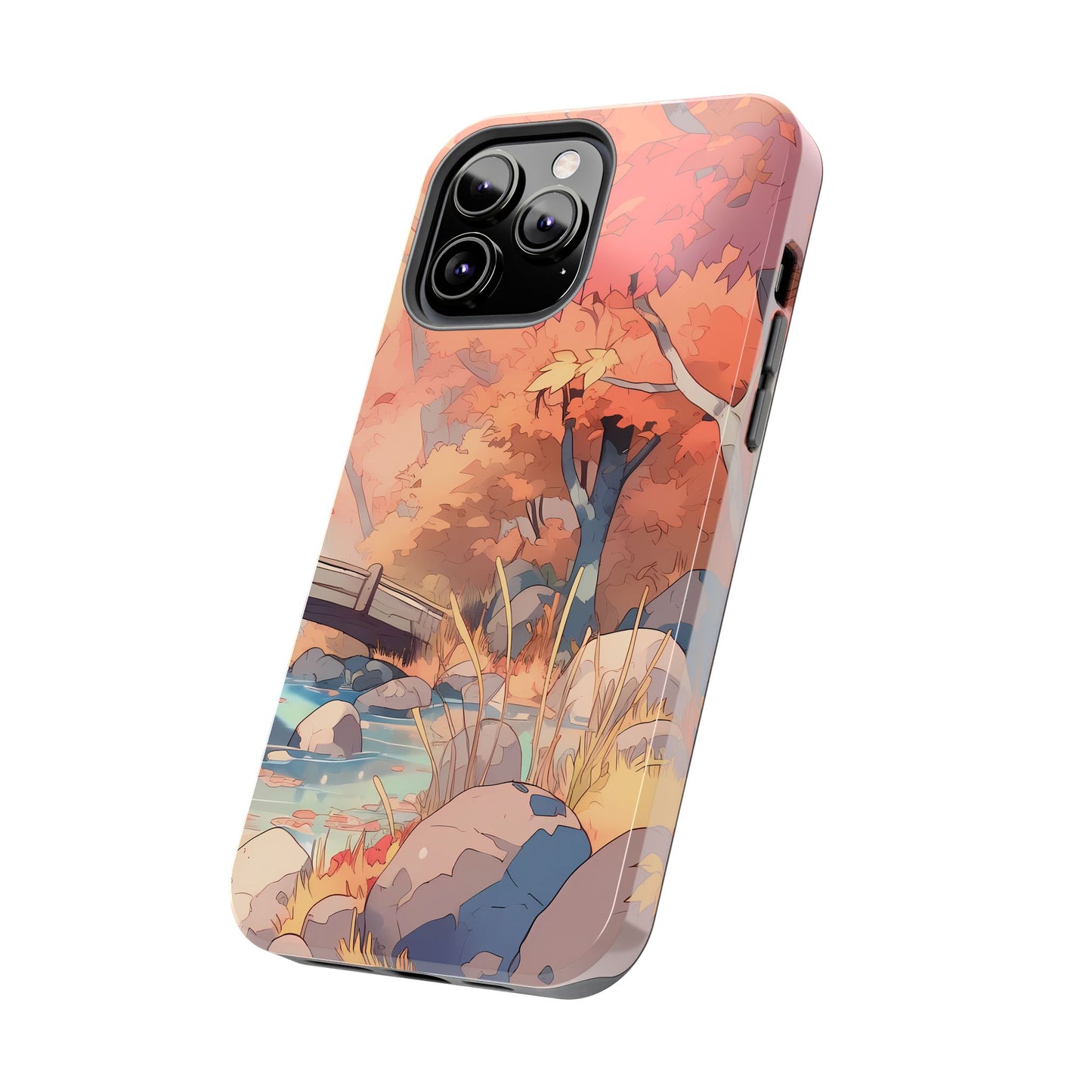 Amberglow - Anime Fall Phone Case