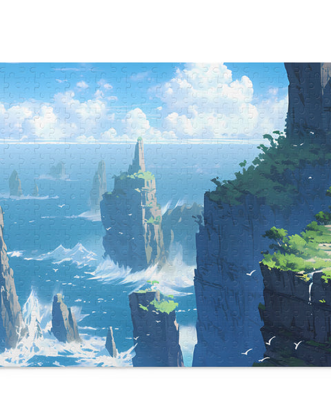 Sea Cliffs - Anime Jigsaw Puzzle