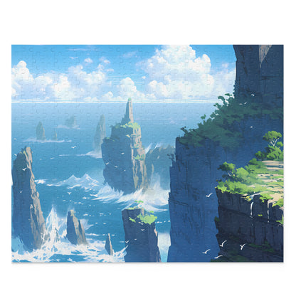 Sea Cliffs - Anime Jigsaw Puzzle