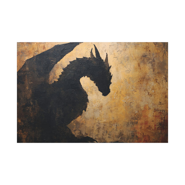 Elder Dragon - Textured Fantasy Wall Art