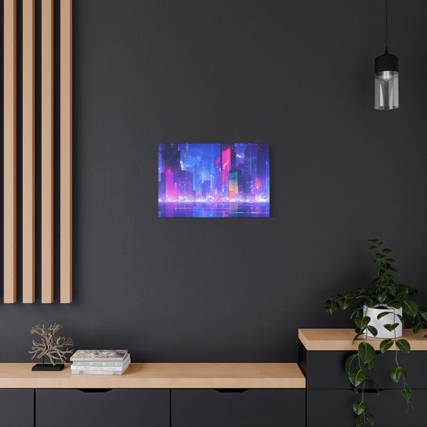 City of Dreams - Lofi Anime Canvas Print