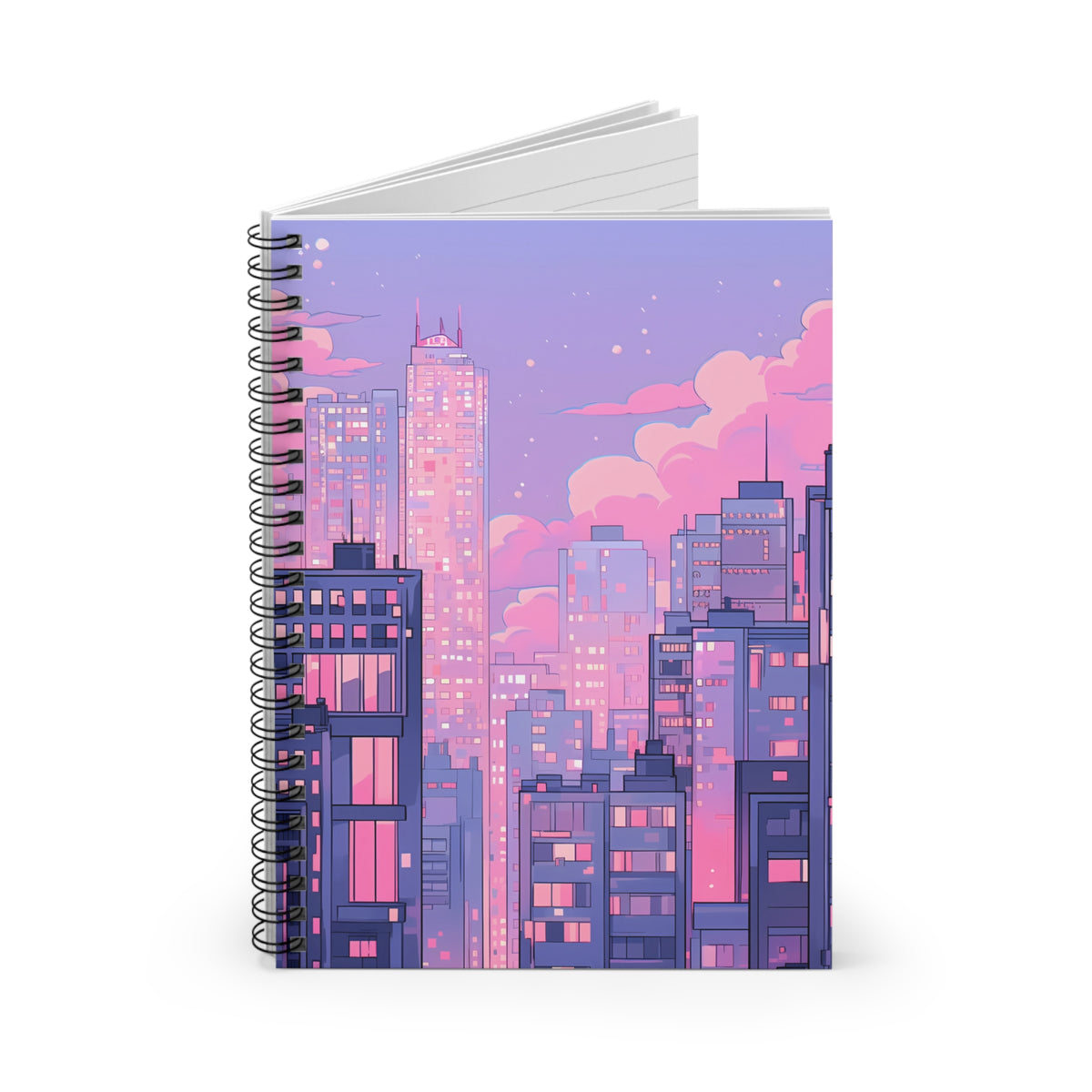 Amethyst Nights - Lofi Anime Notebook