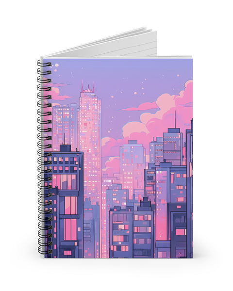 Amethyst Nights - Lofi Anime Notebook
