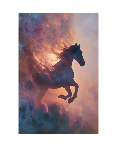 From Ashes Arisen - Fire Horse Art Poster