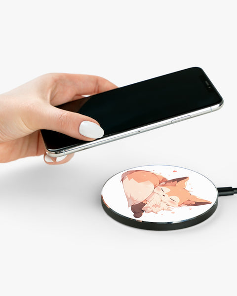 Sleepy Fox - Cute Wireless Charger