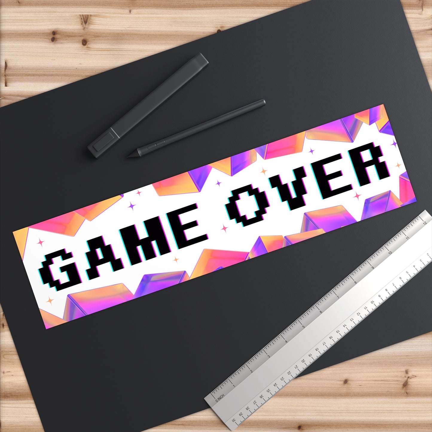 Game Over - Cute Bumper Sticker