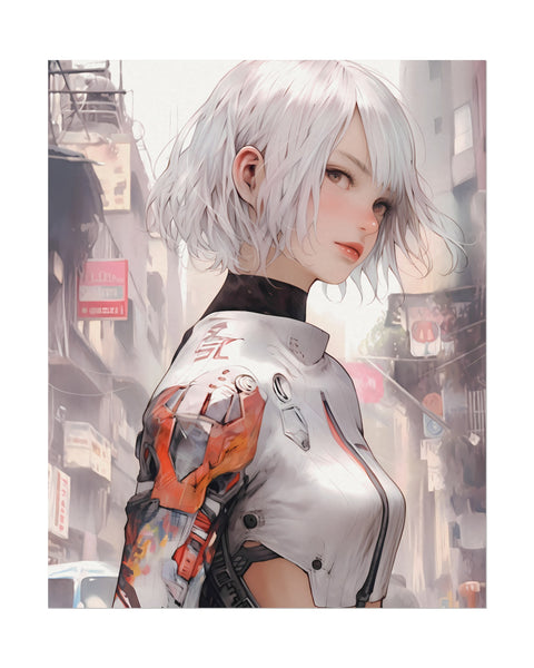Goddess of Terah - Anime Watercolor Poster