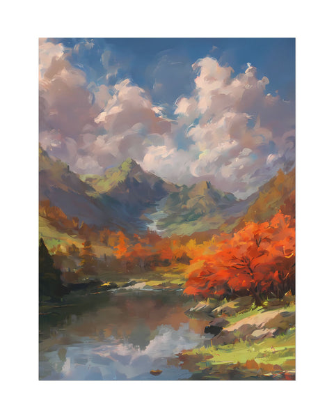 Crimsonwood - Fantasy Watercolor Print