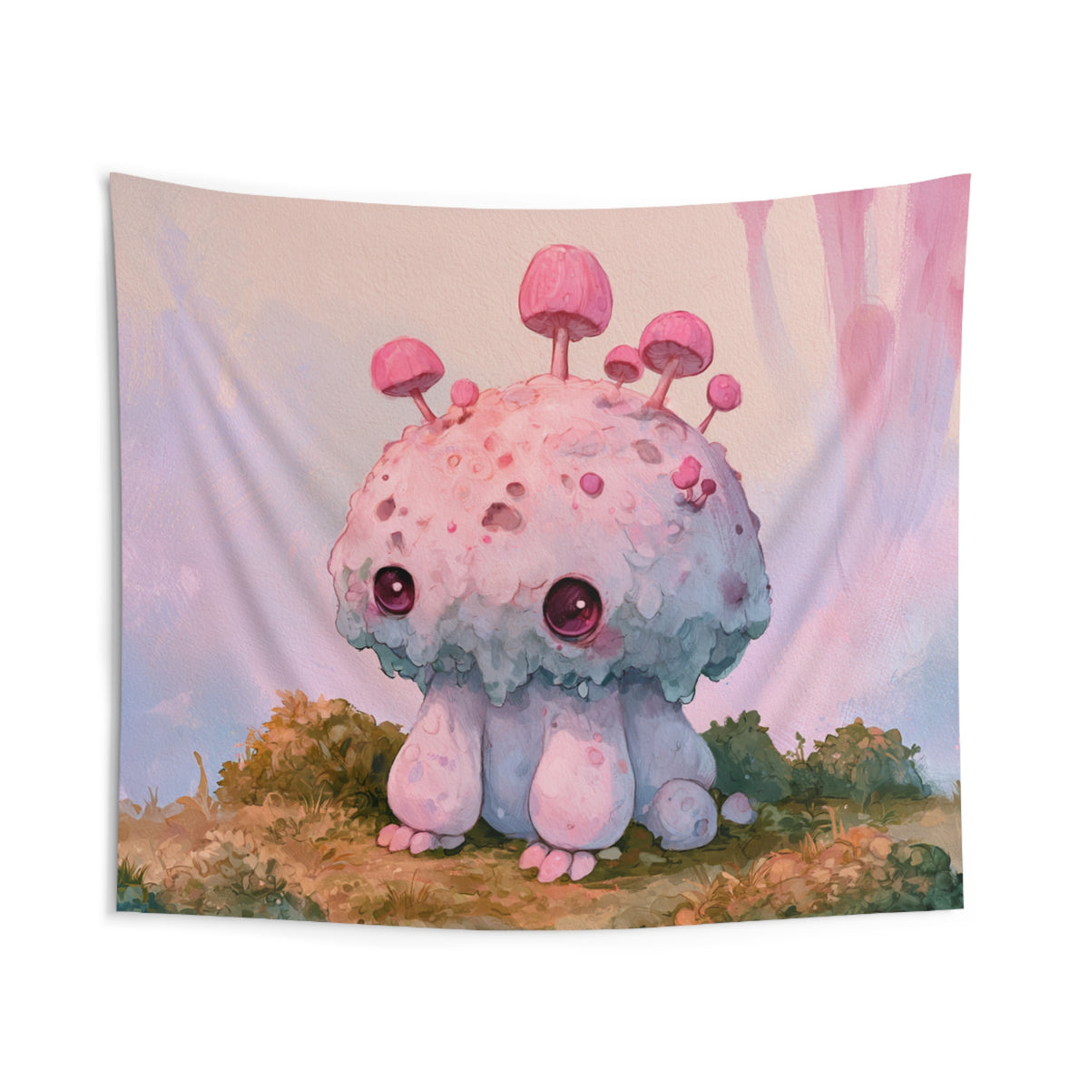 Creammold - Pastel Anime Fungi Tapestry