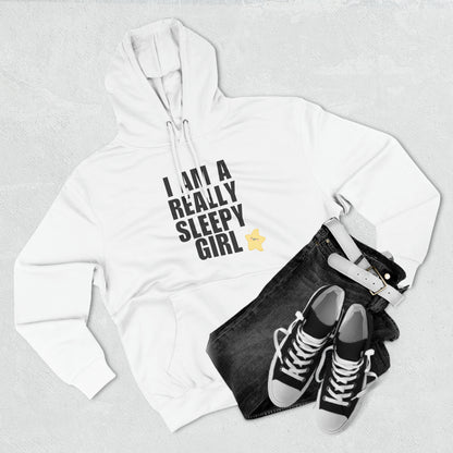 Really Sleepy Girl - Cute Premium Pullover Hoodie