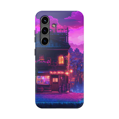 Zeke's Pub - Cyberpunk Pixel Art Phone Case