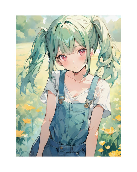 April Reverie - Cute Girl Anime Poster