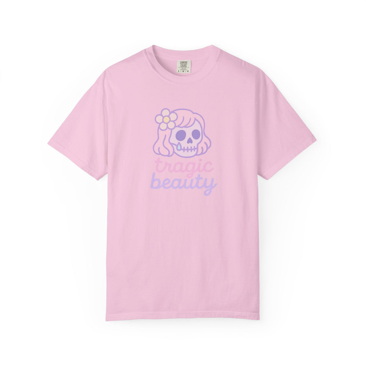 Tragic Beauty - Pastel Goth Skull T-Shirt