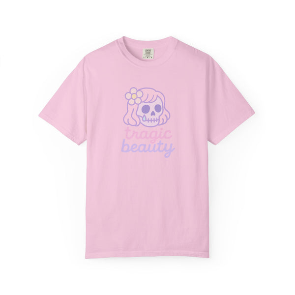 Tragic Beauty - Pastel Goth Skull T-Shirt