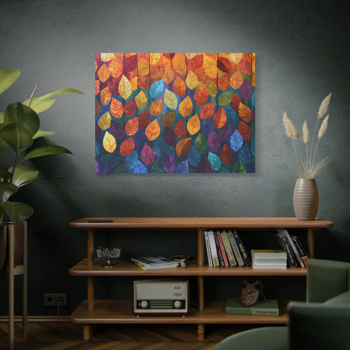 Autumn Mosaic - Textured Fall Wall Art