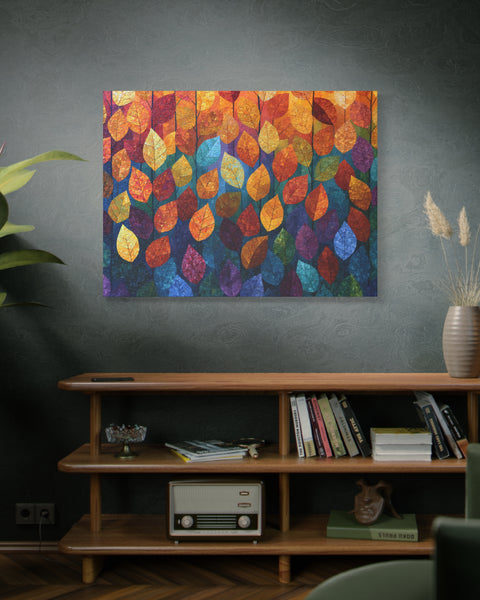 Autumn Mosaic - Textured Fall Wall Art