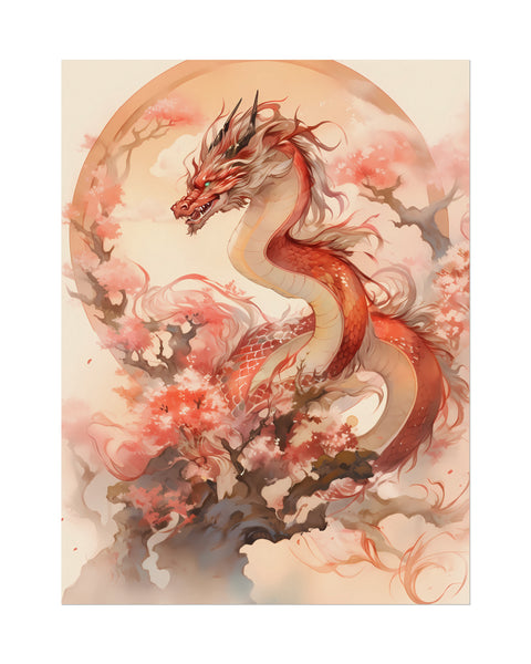 Birth of the Dragon - Chinese Art Poster