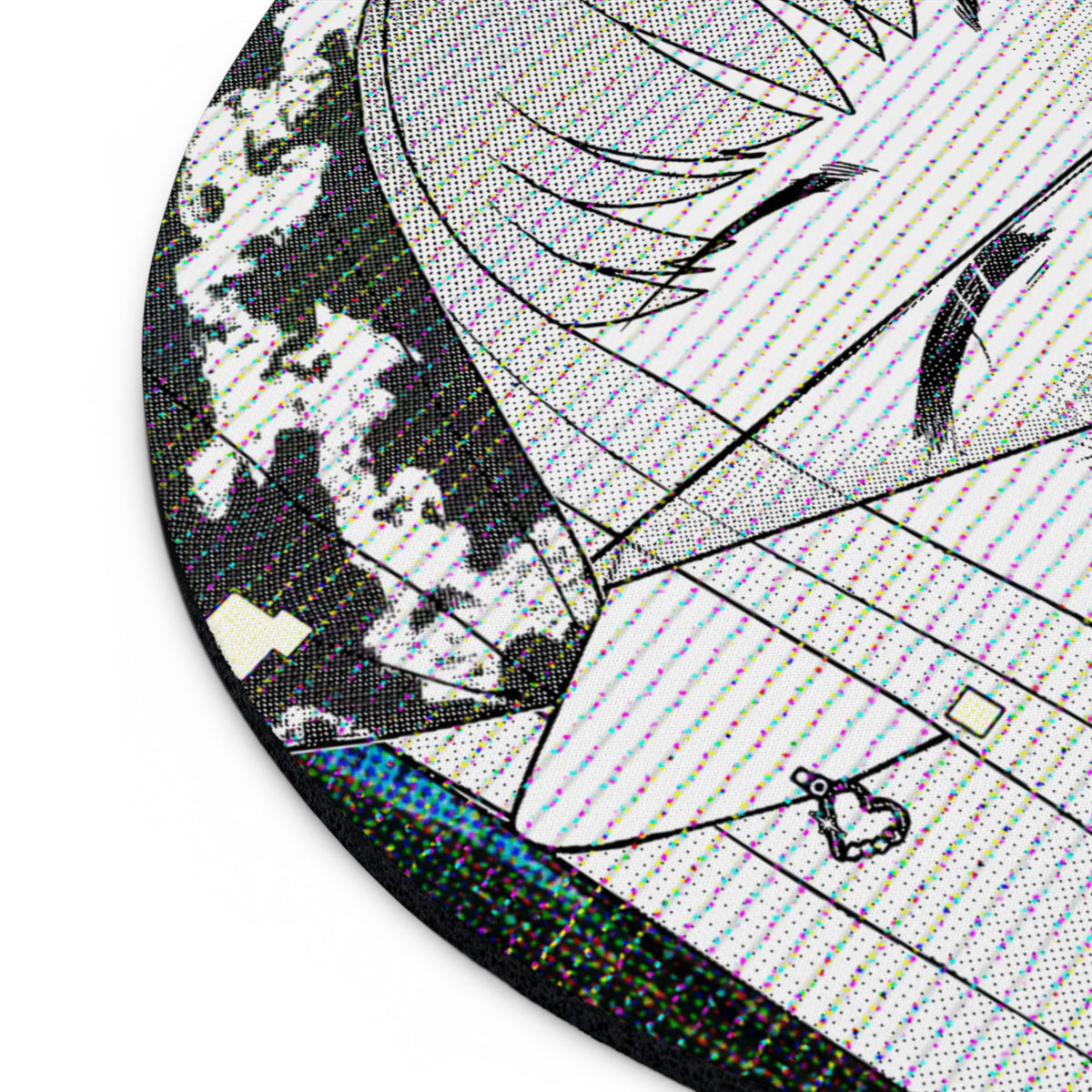Cute Anime Mouse Pad (VHS Overlay)