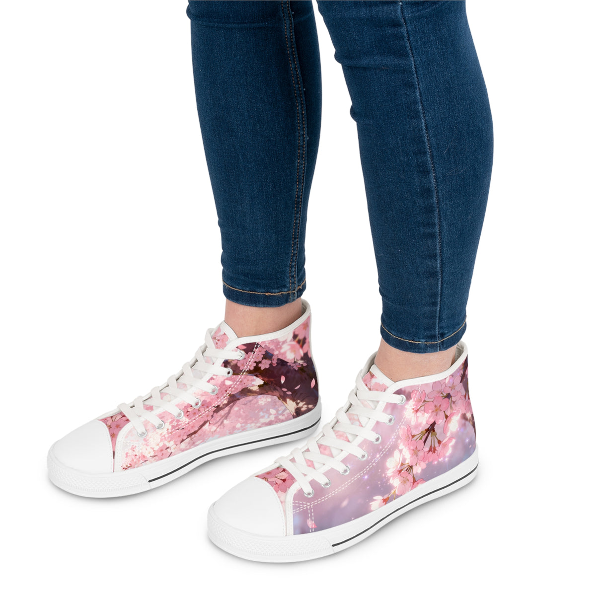 Sakura Dream - Anime High-Top Sneakers