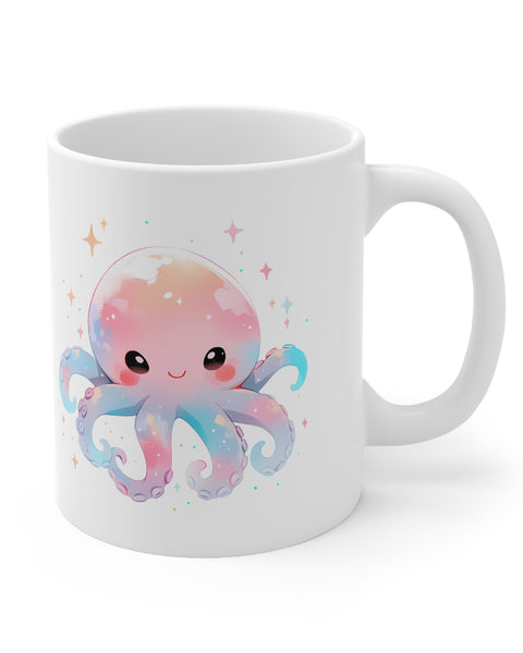 Alone Octopus Pastel Aesthetic Anime Mug