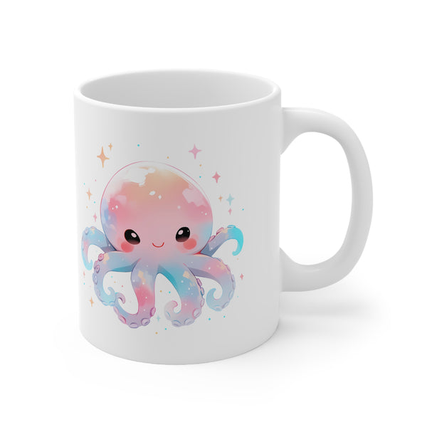 Alone Octopus Pastel Aesthetic Anime Mug
