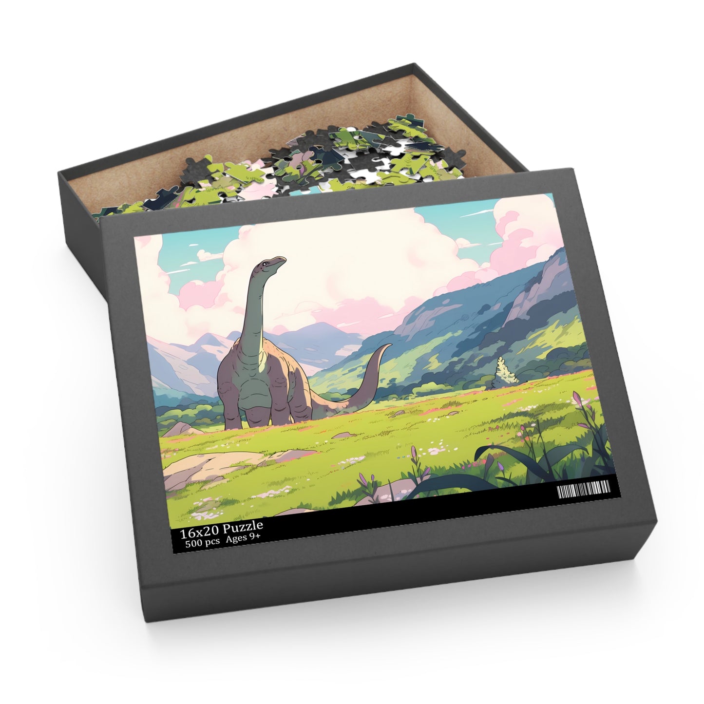 Mobley the Apatosaurus - Cute Anime Dinosaur Puzzle