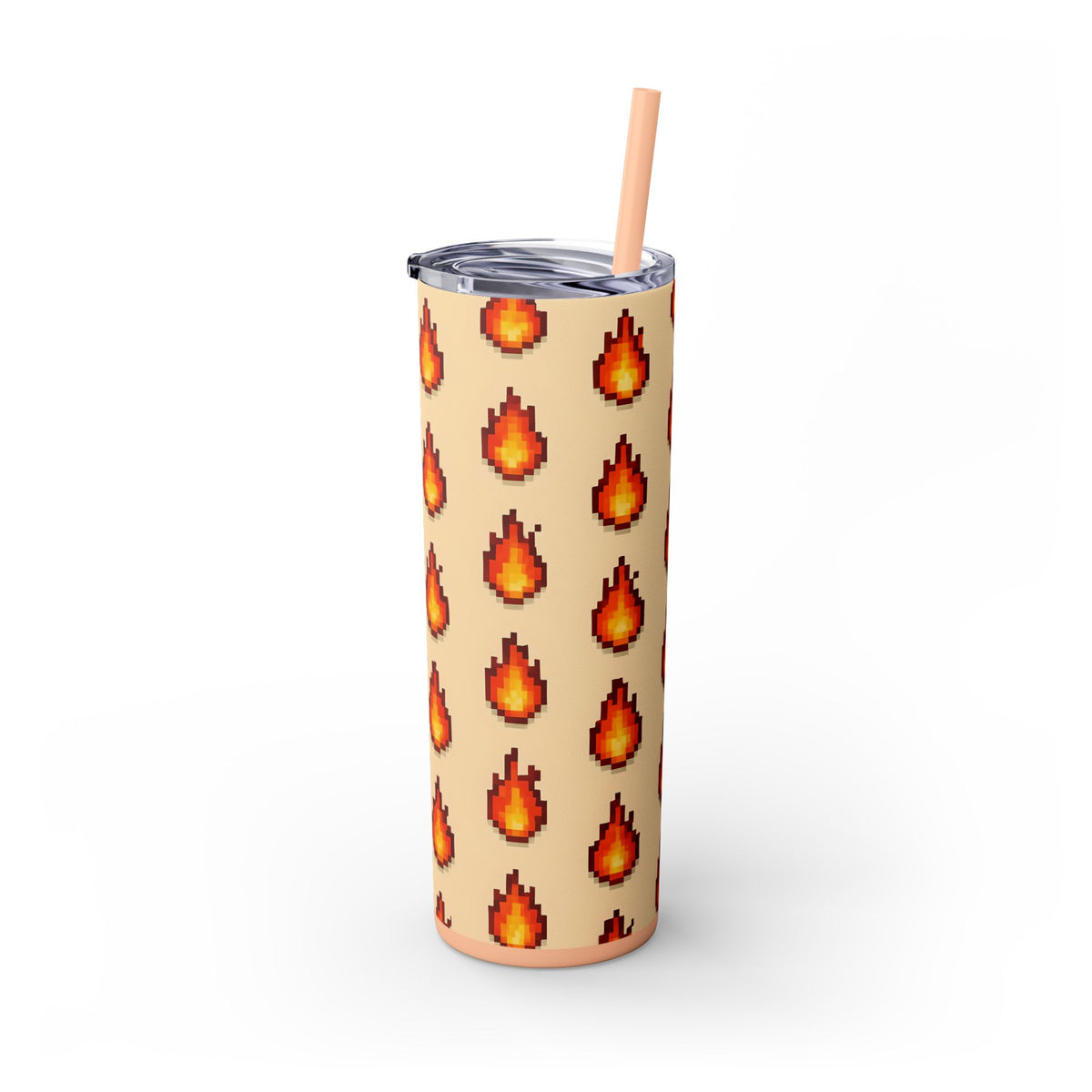 Fire Drops - 16-Bit RPG Aesthetic Skinny Tumbler