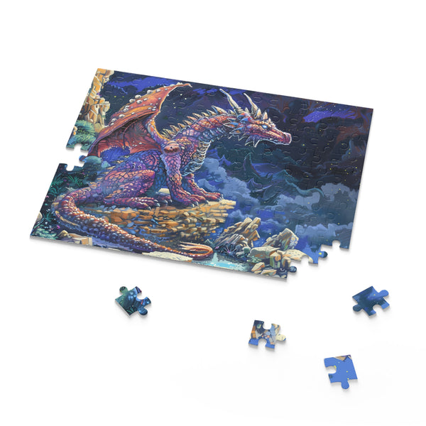 Gemstone Dragon - Aesthetic Fantasy Puzzle
