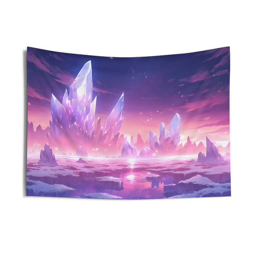 Syraku Crystalline Plains - Anime Wall Tapestry