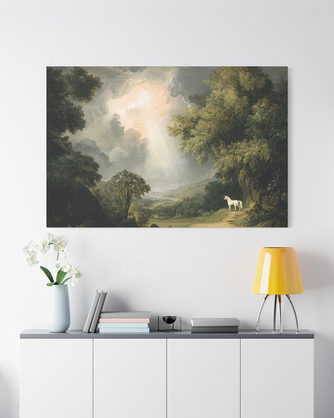 Emerging Light - Unicorn Fantasy Wall Art