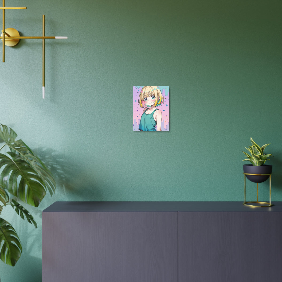 K.D. Pastel Twilight - Cute Anime Metal Poster