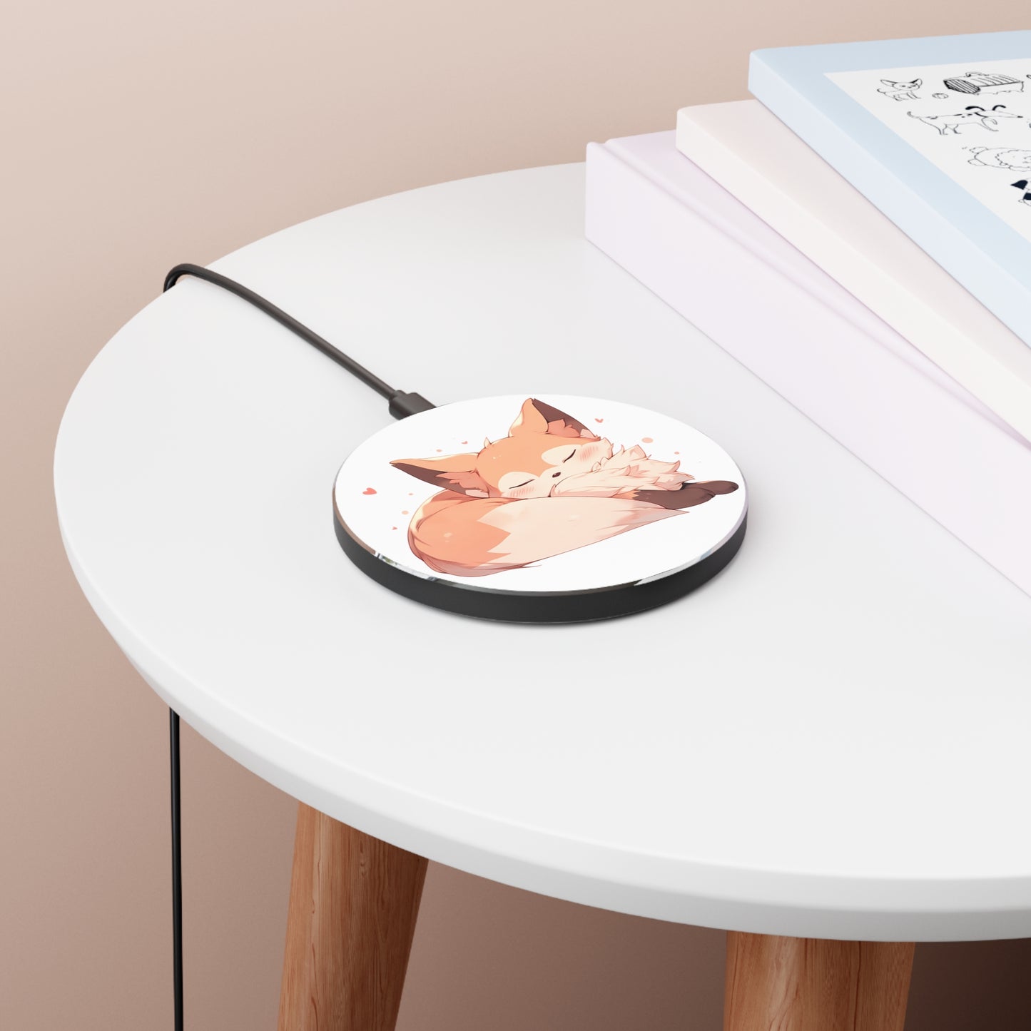 Sleepy Fox - Cute Wireless Charger