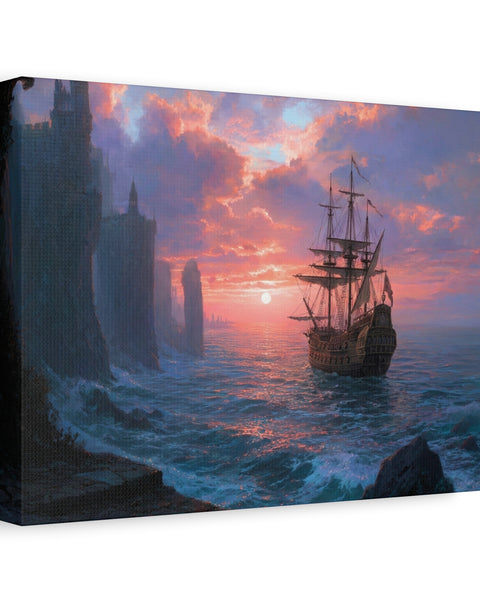 Andoras Harbor - Seascape Fantasy Wall Art