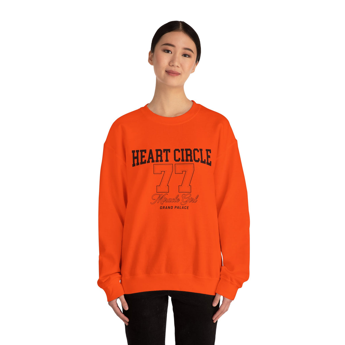 Miracle Girl 77 - Official Heart Circle Collegiate Sweatshirt