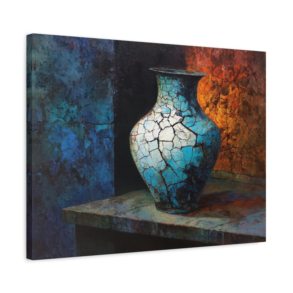Lapis Relic - Textured Wall Art