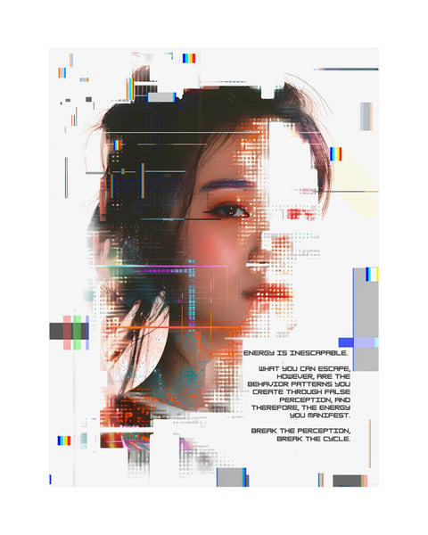 Break The Cycle - Glitchcore Poster