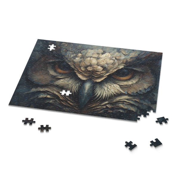 Watchful Gaze - Fantasy Art 3D Owl Puzzle