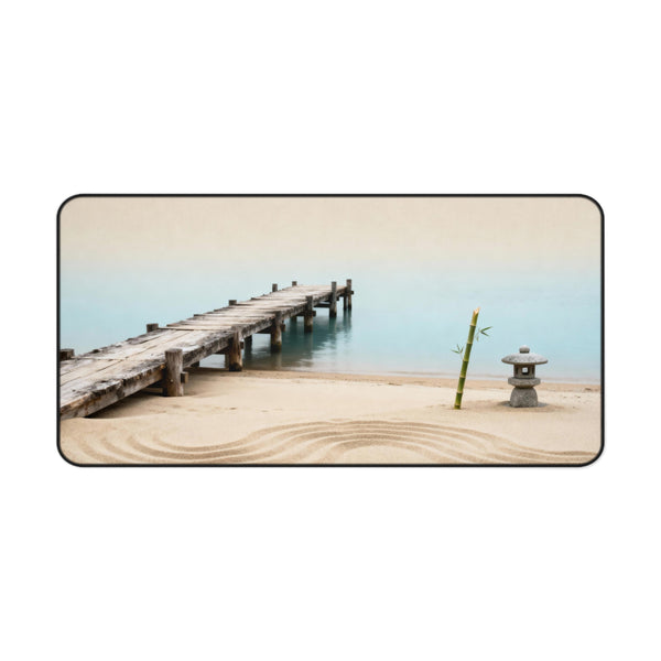 Zen Beach - Aesthetic Japanese Desk Mat