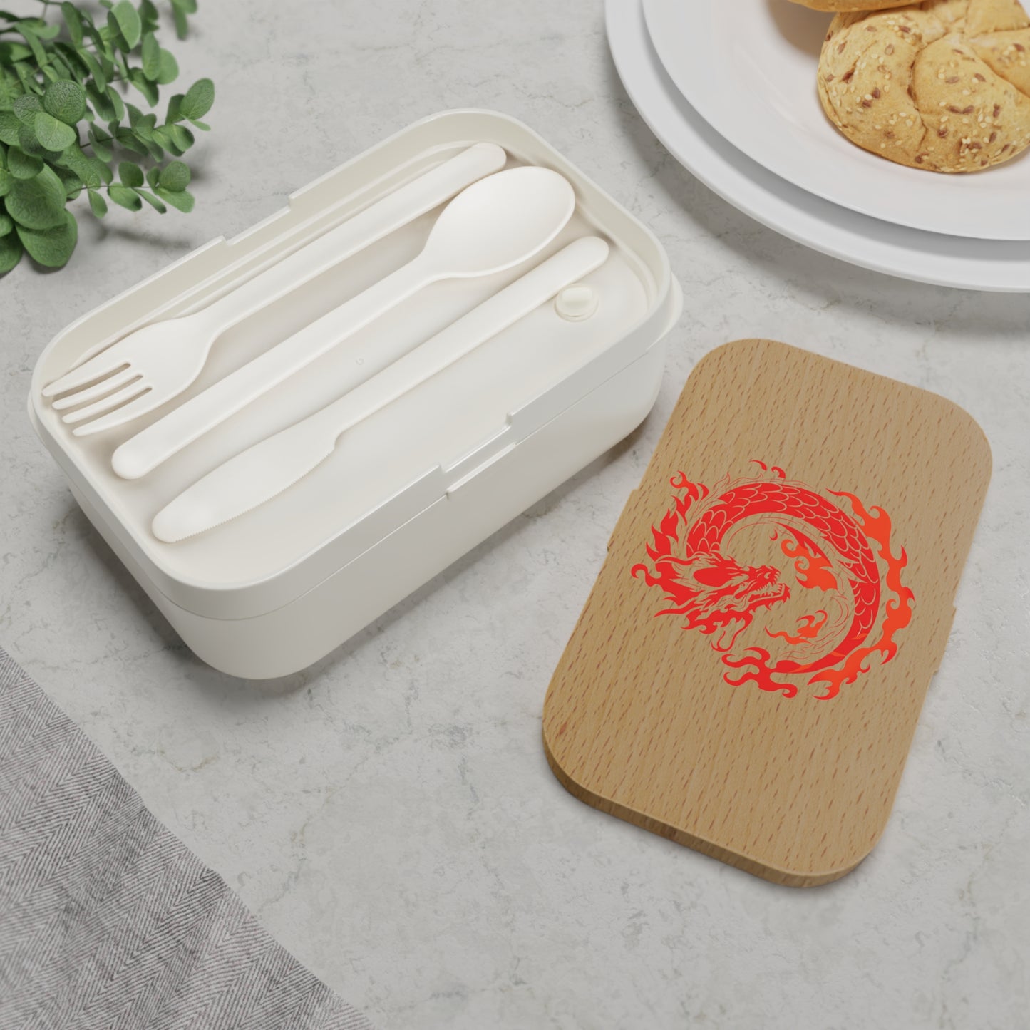 Red Dragon Symbol - Anime Bento Box