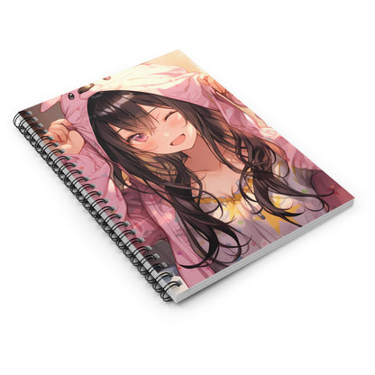 Bunny Pajamas - Anime Girl Notebook