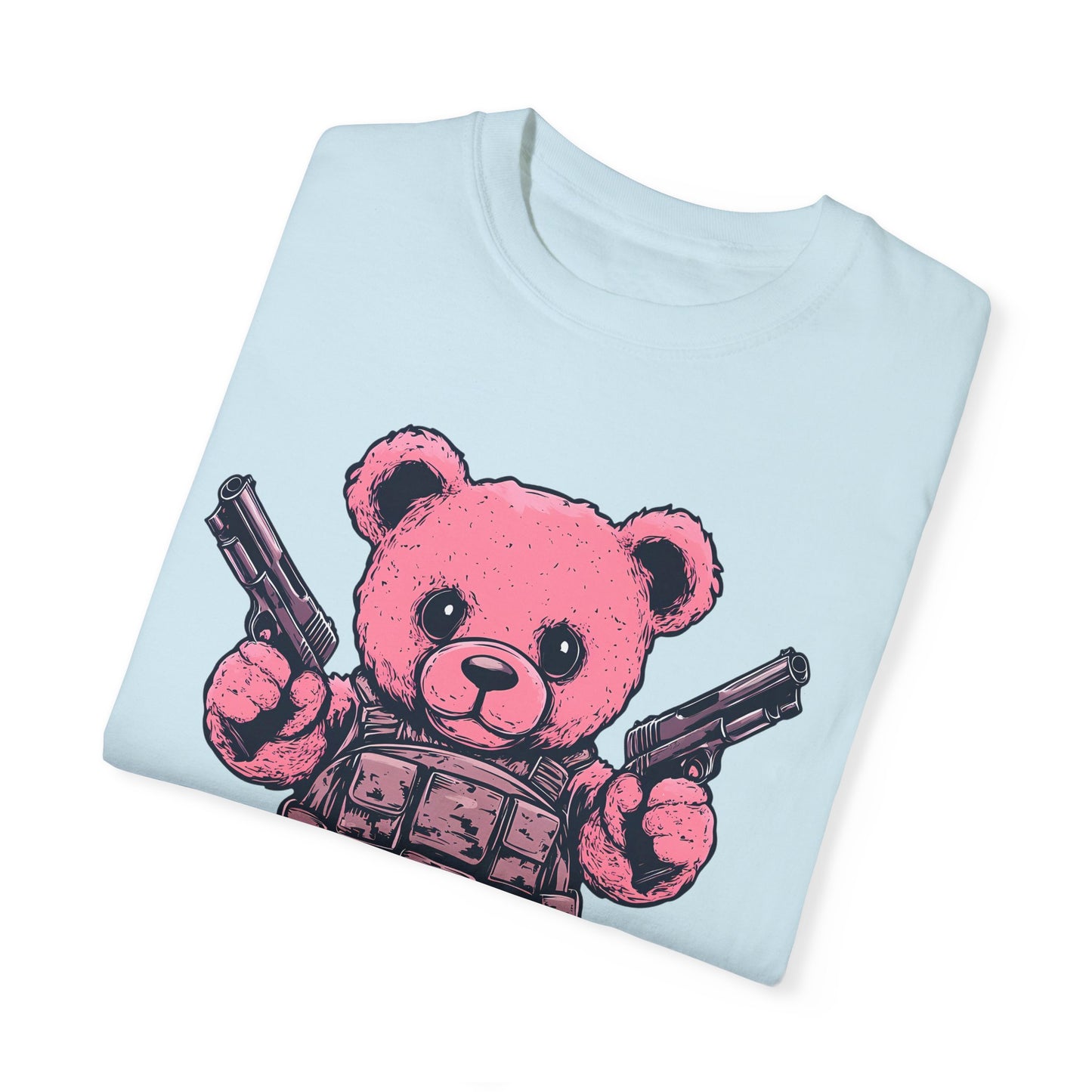 Pink Peacekeeper - Cute FAFO Bear T-Shirt