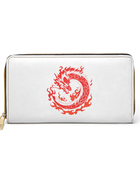 Red Dragon Symbol - Anime Zip Wallet