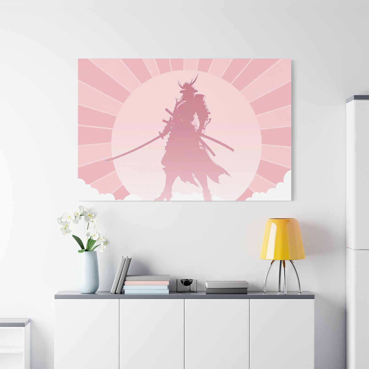 Pretty Shogun Z - Pink Anime Wall Art
