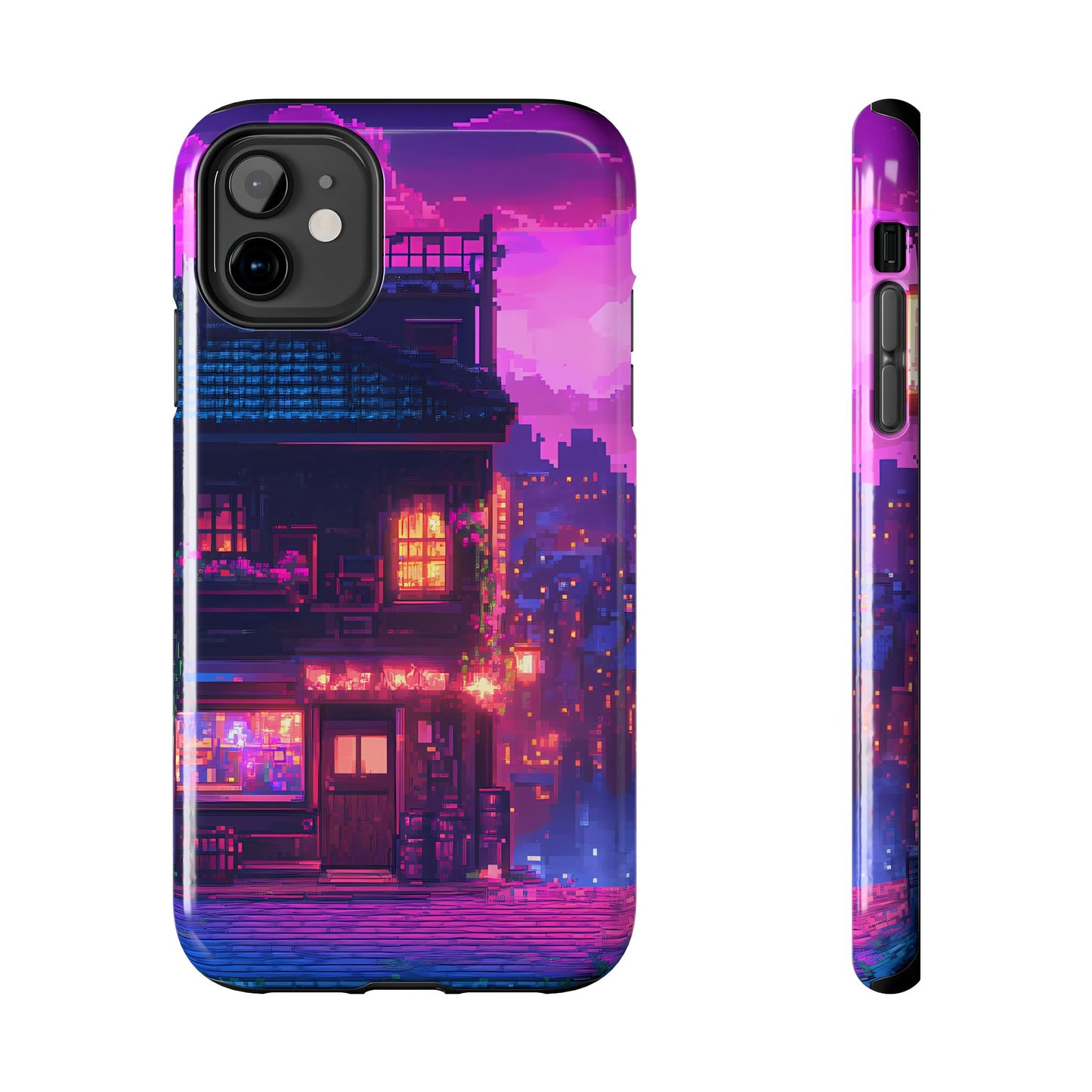 Zeke's Pub - Cyberpunk Pixel Art Phone Case