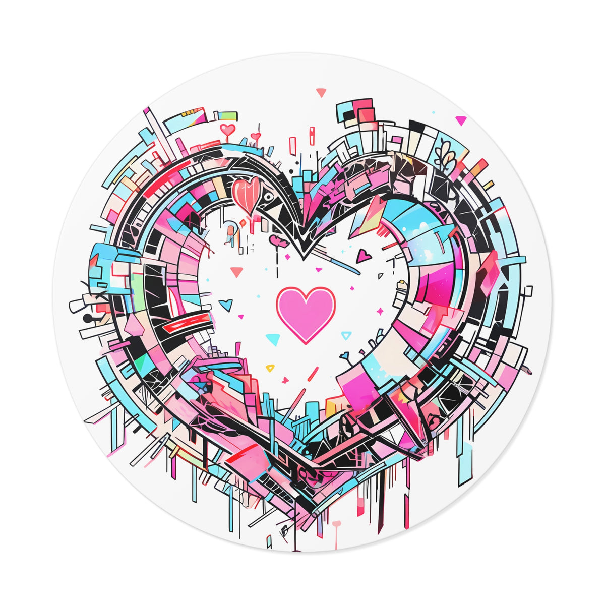 Discord of the Heart - Vinyl Laptop Sticker
