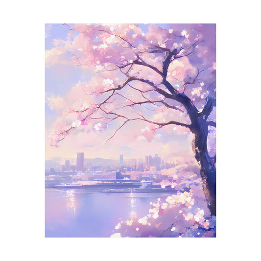 Jewel Harbor - Anime Cherry Blossom Poster