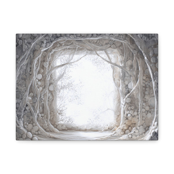Pearl Hall - Textured White Fantasy Wall Art
