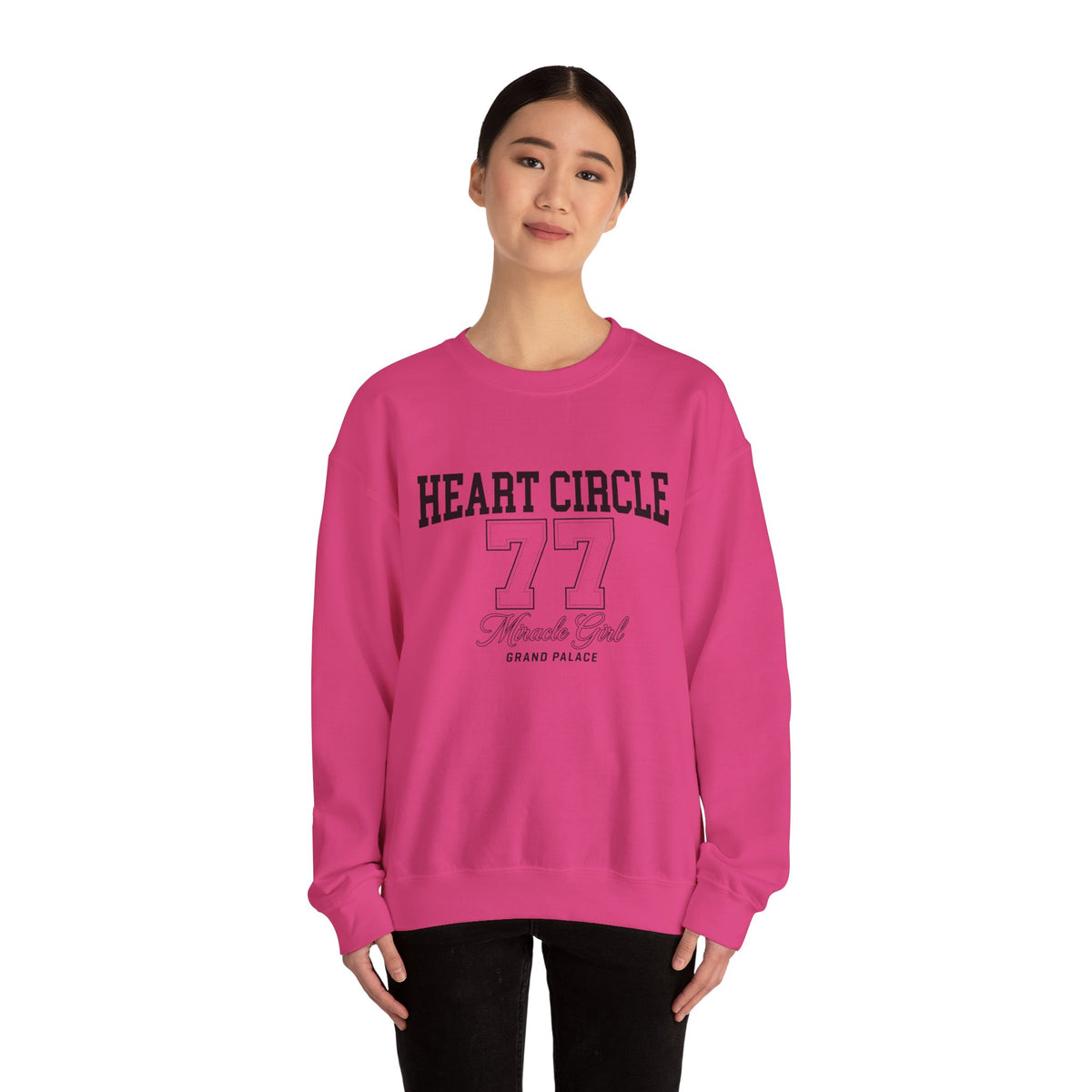 Miracle Girl 77 - Official Heart Circle Collegiate Sweatshirt