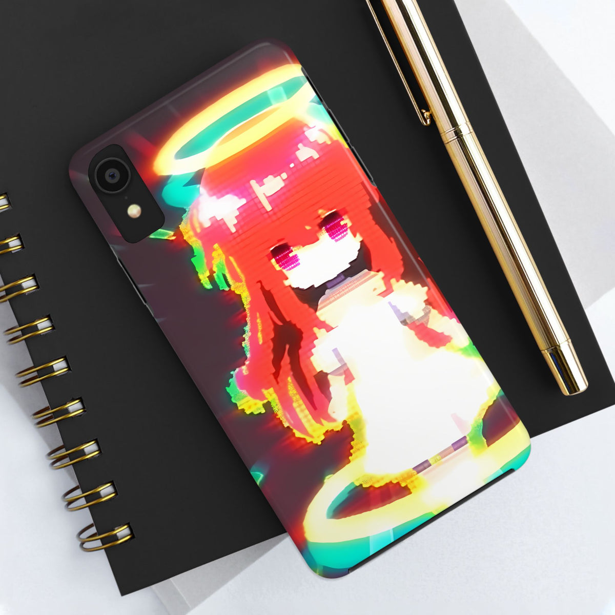 Pixelated Soul - Cute Anime Phone Case