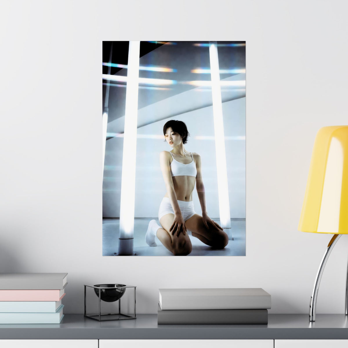 Light Chamber -  Dreamy 2000's Futurism Pinup Poster